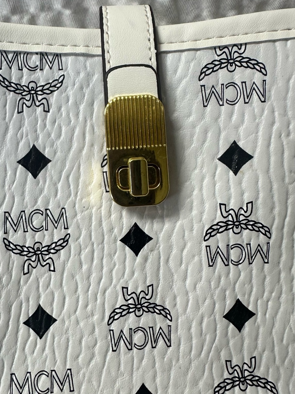 White MCM Purse - Picture 2 of 5
